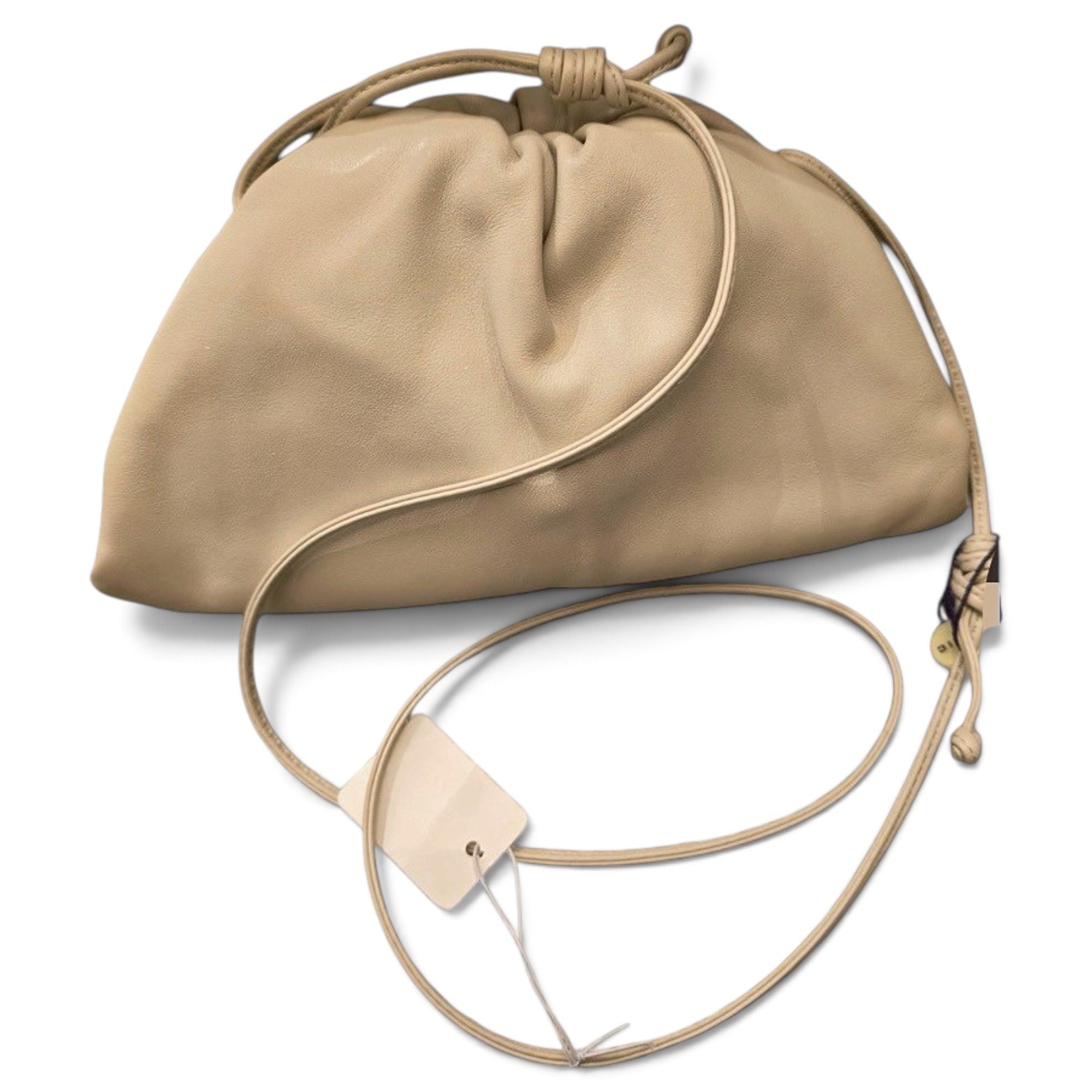 Pouch leather handbag