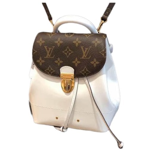 Leather backpack