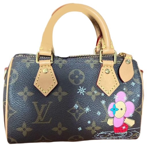 Speedy leather handbag