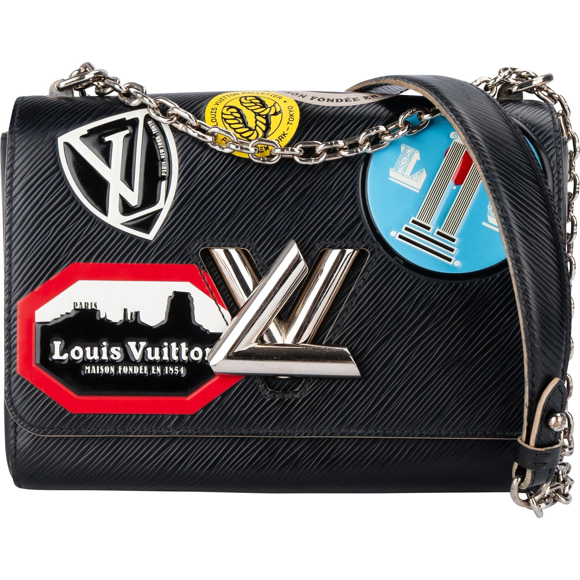 Twist leather handbag