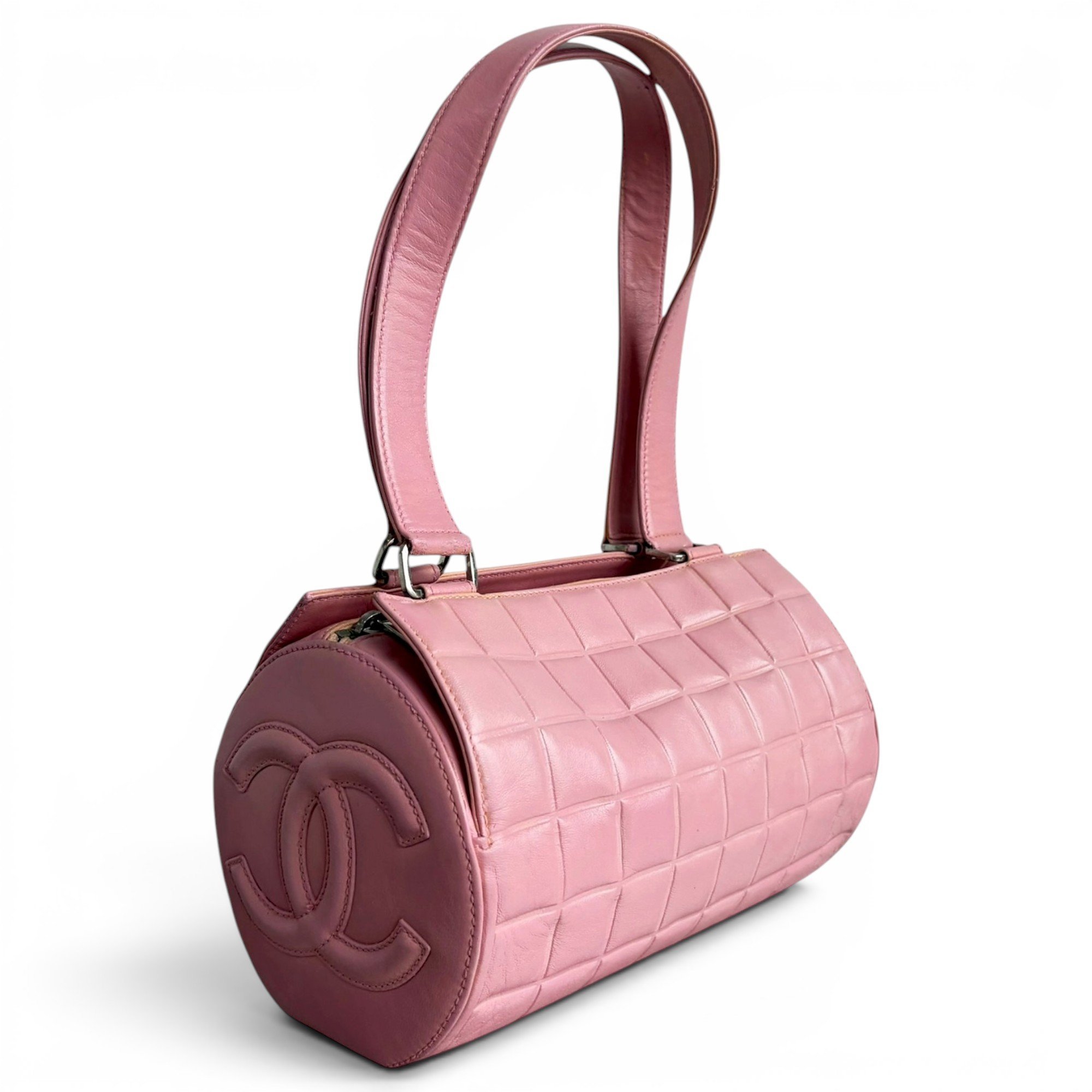 East West Chocolate Bar leather handbag