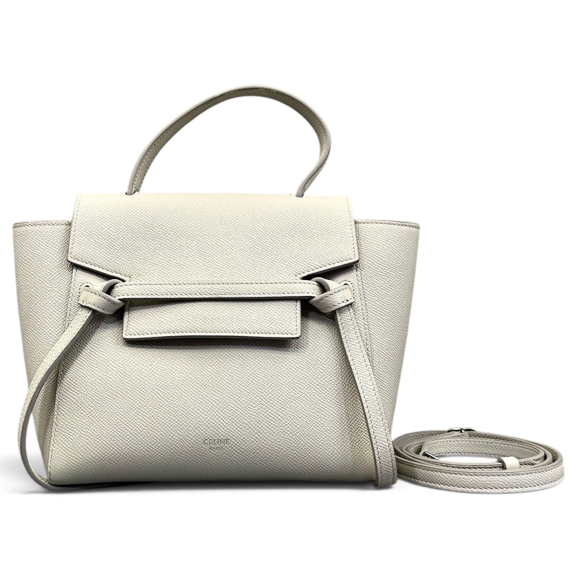 Belt leather handbag