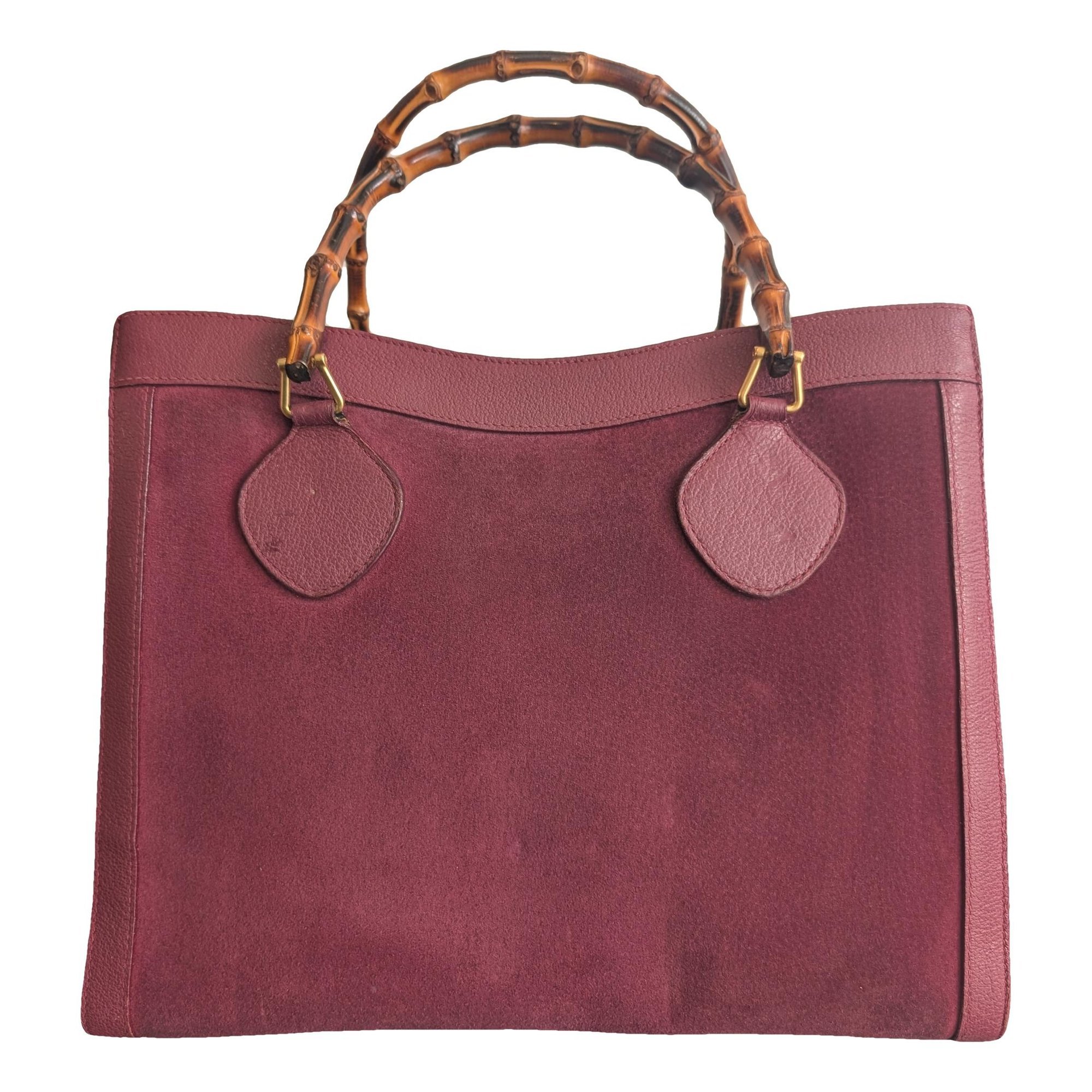 Diana Bamboo leather handbag