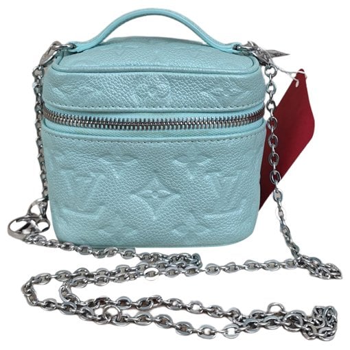 Vanity leather handbag