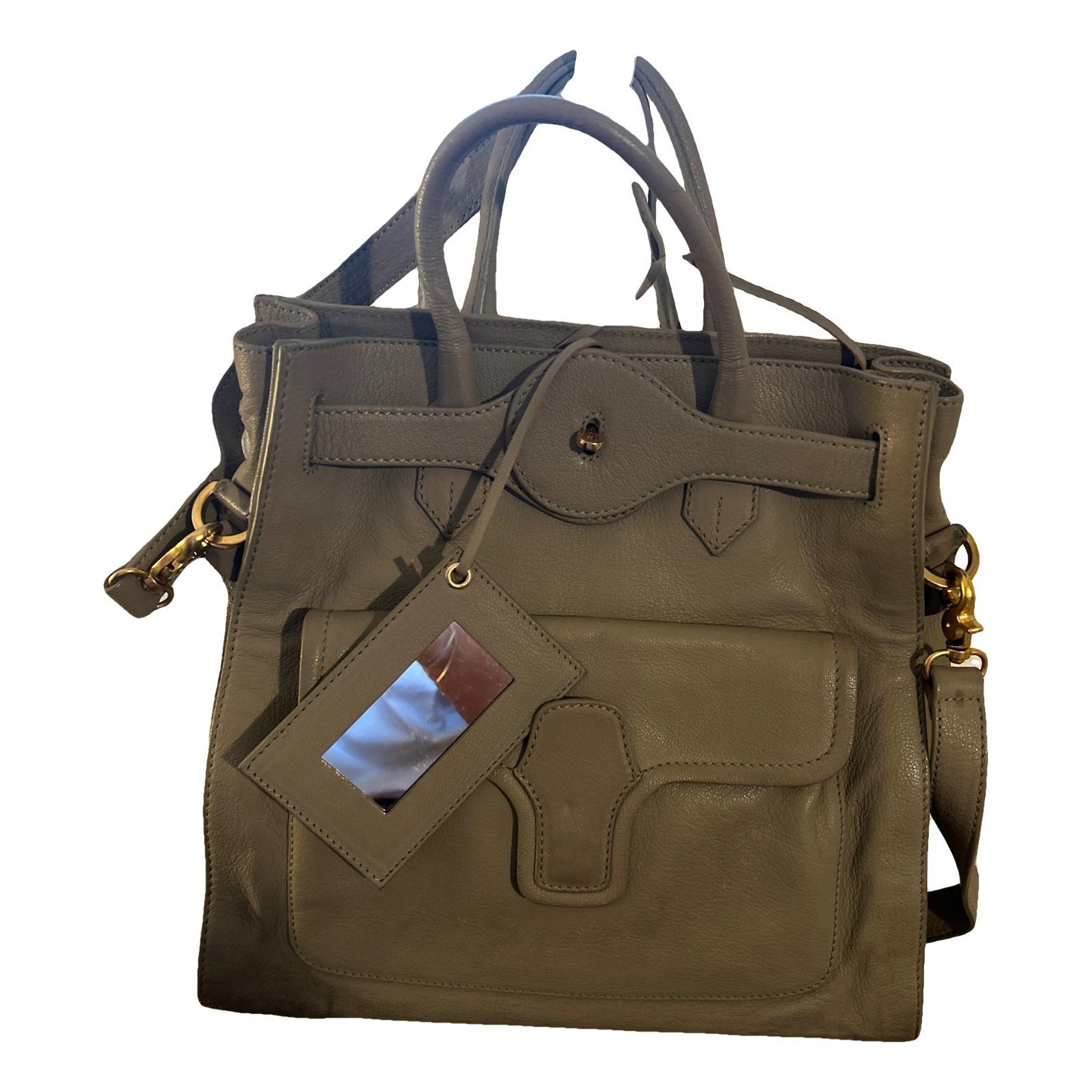 Leather handbag