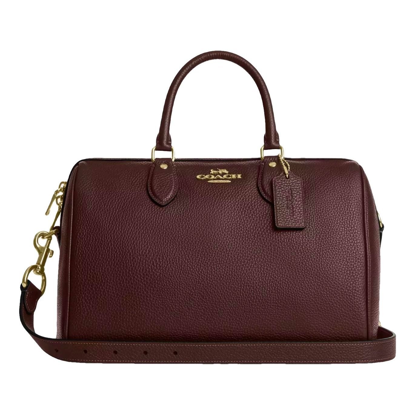 Leather satchel