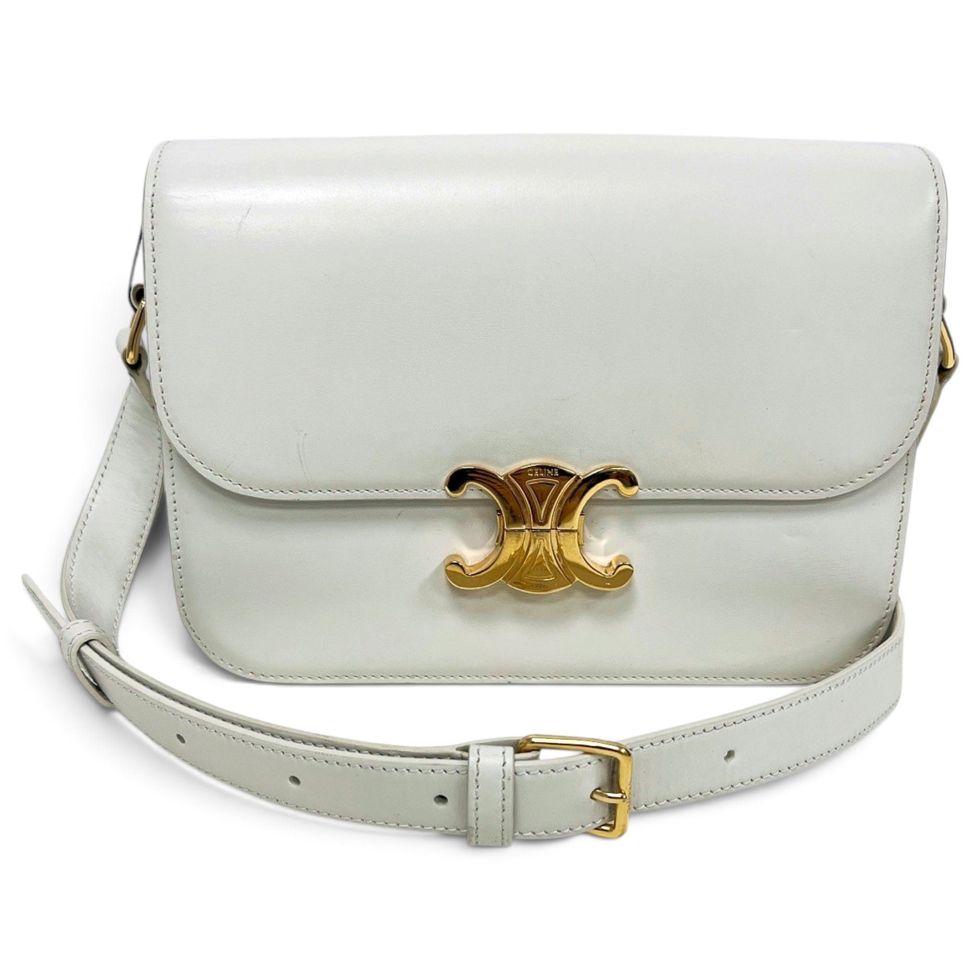 Triomphe leather handbag