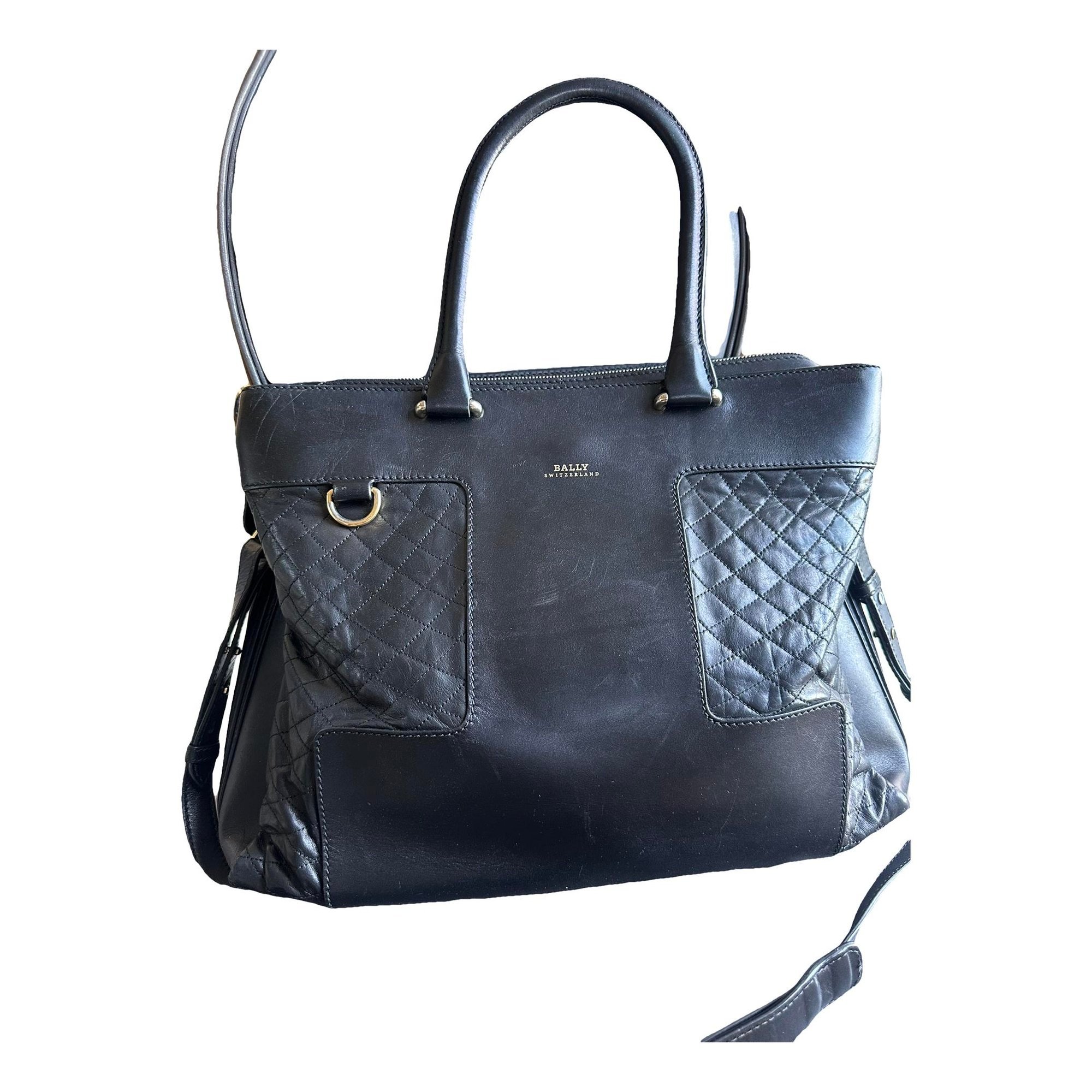 Leather tote