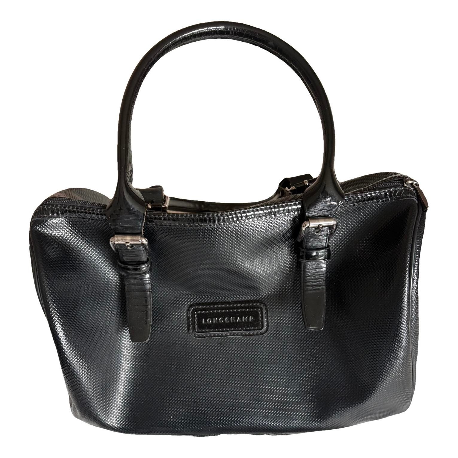 Patent leather handbag