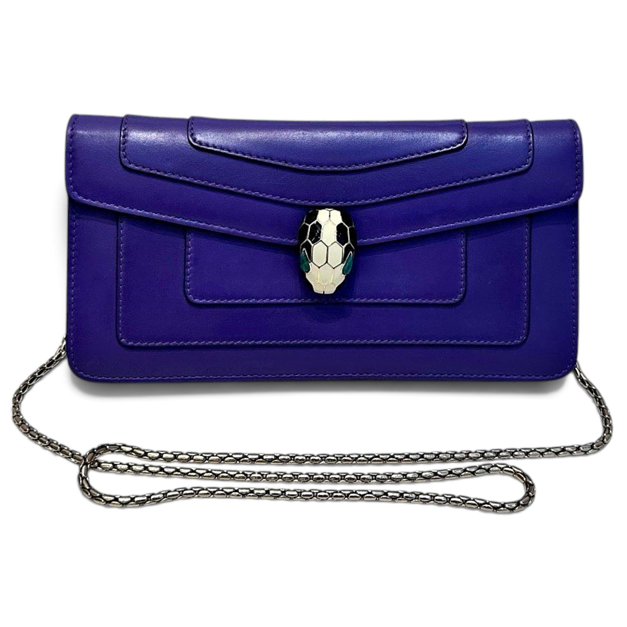 Serpenti leather crossbody bag