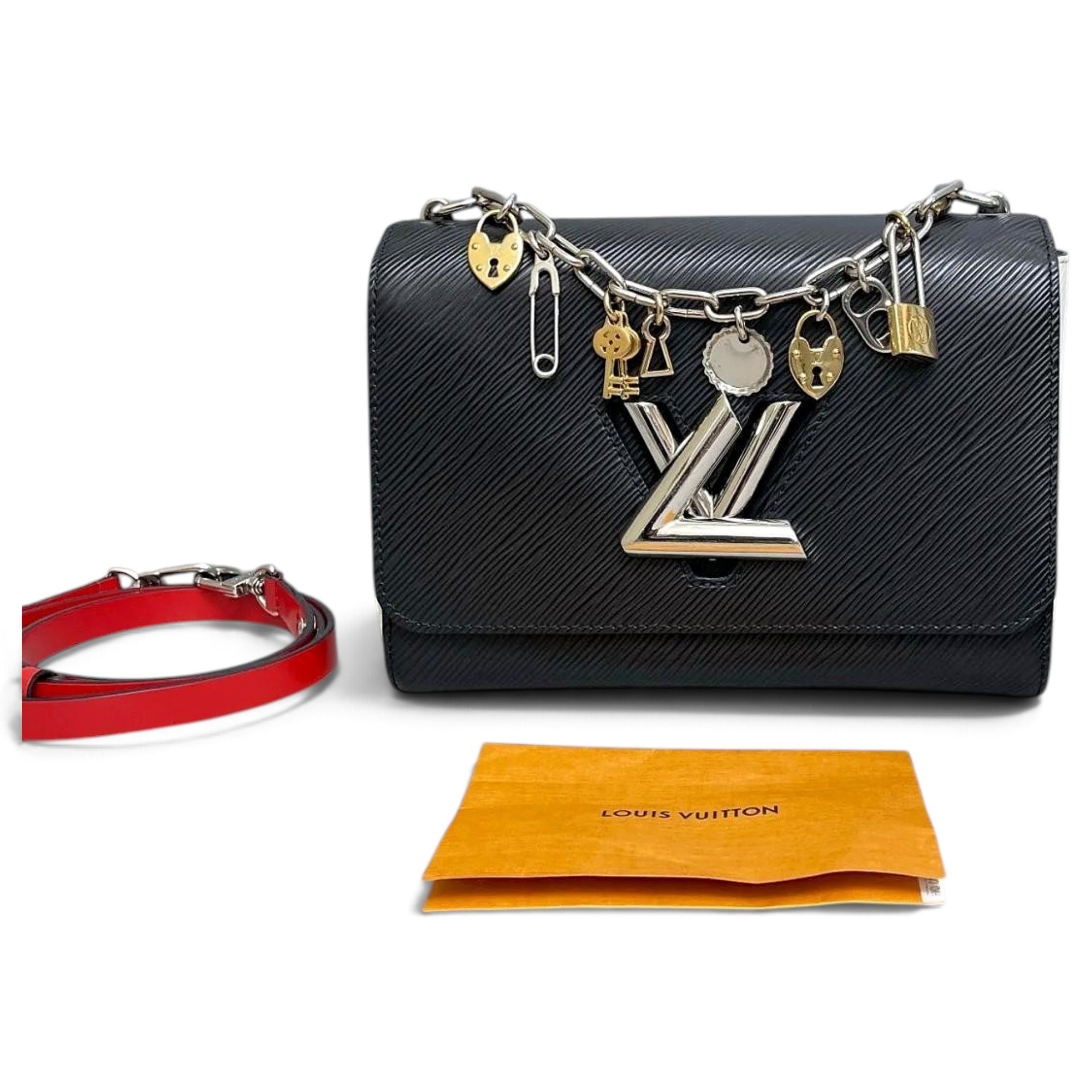 Twist leather handbag