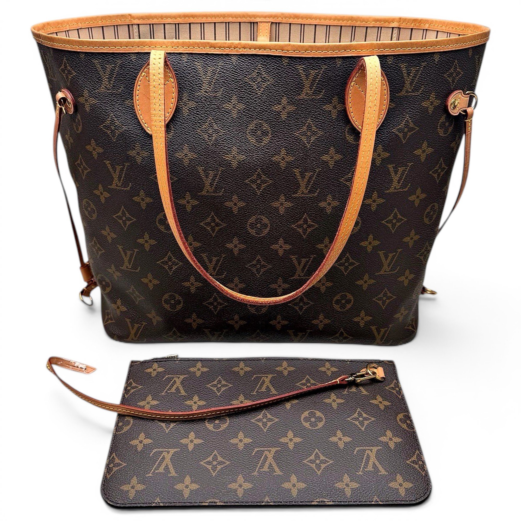 Neverfull leather tote