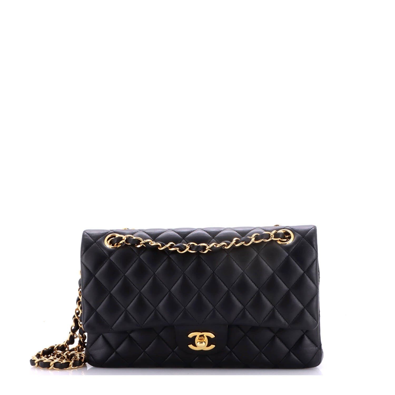 Classic Double Flap Bag Quilted Lambskin Medium