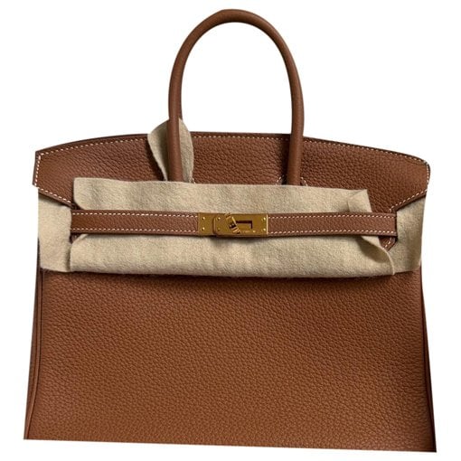Birkin 25 leather handbag