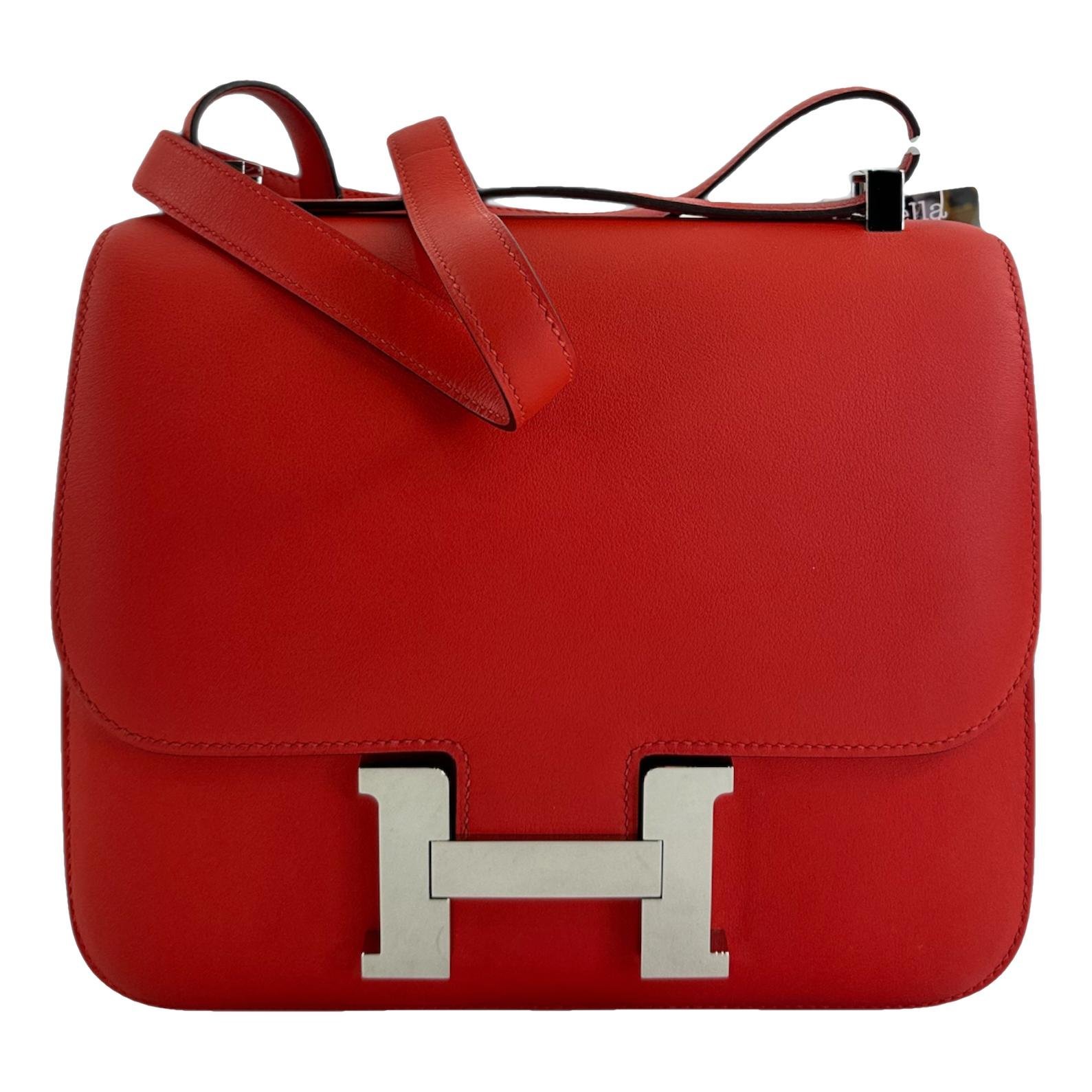 Constance leather crossbody bag