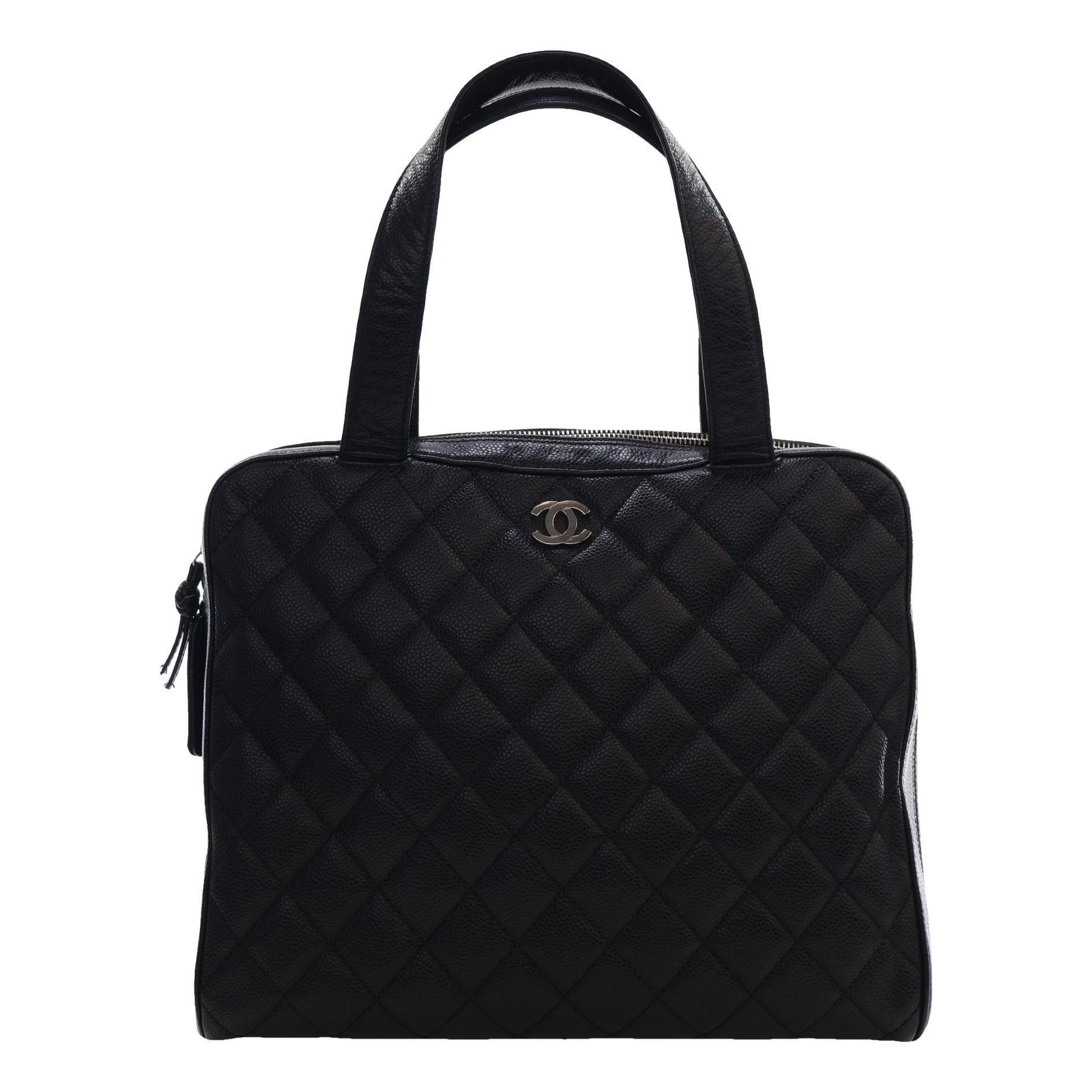 Leather tote