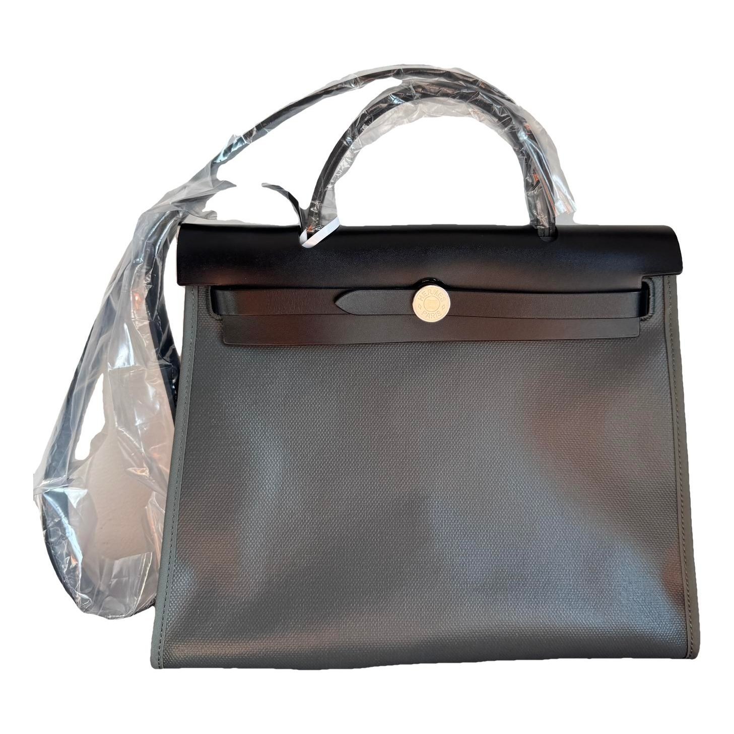Hermes Herbag Handbag Toile H Berline Canvas