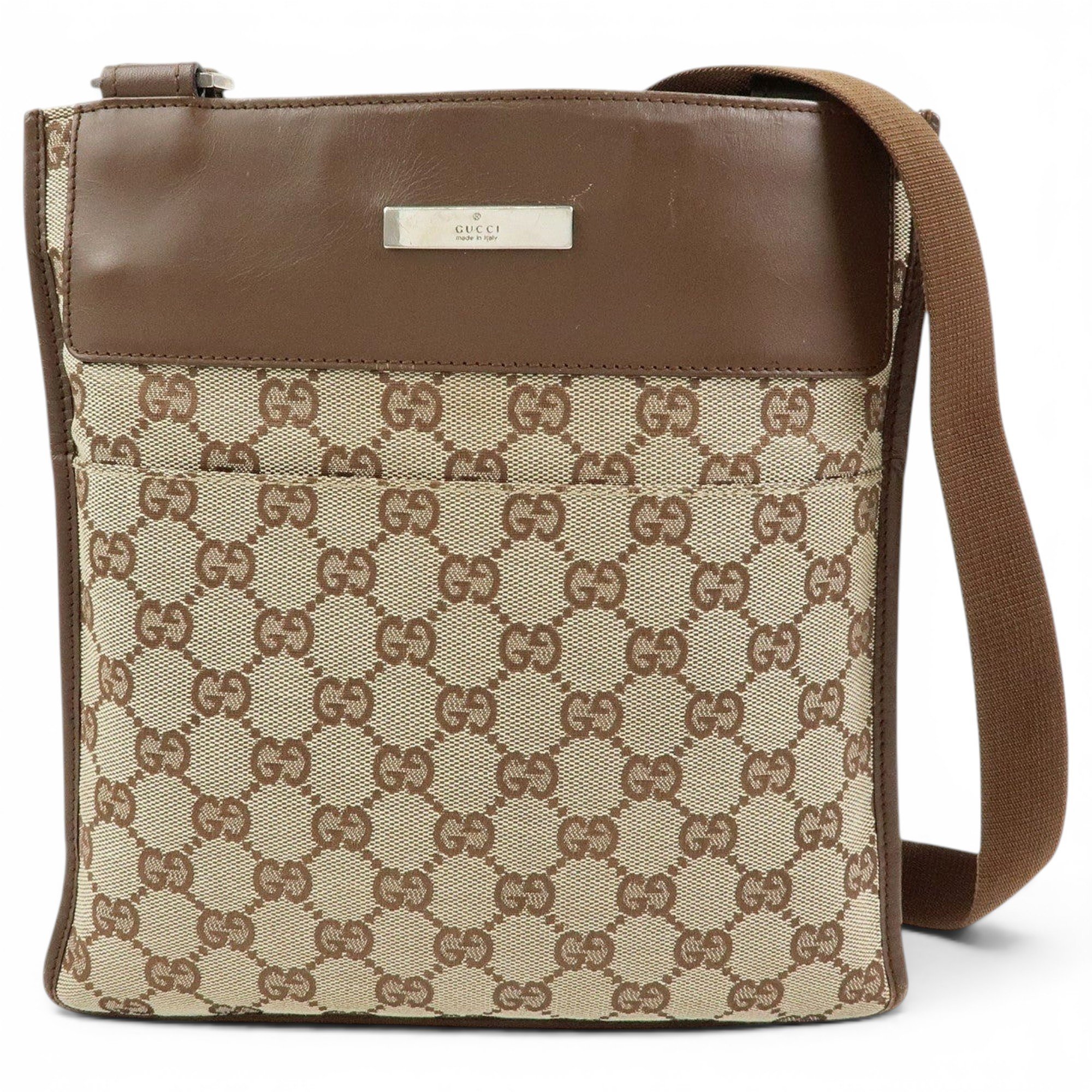 Leather crossbody bag