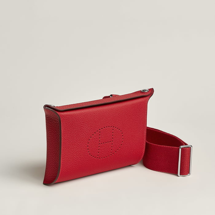 Rouge Casaque Hermès Videpoches Bag