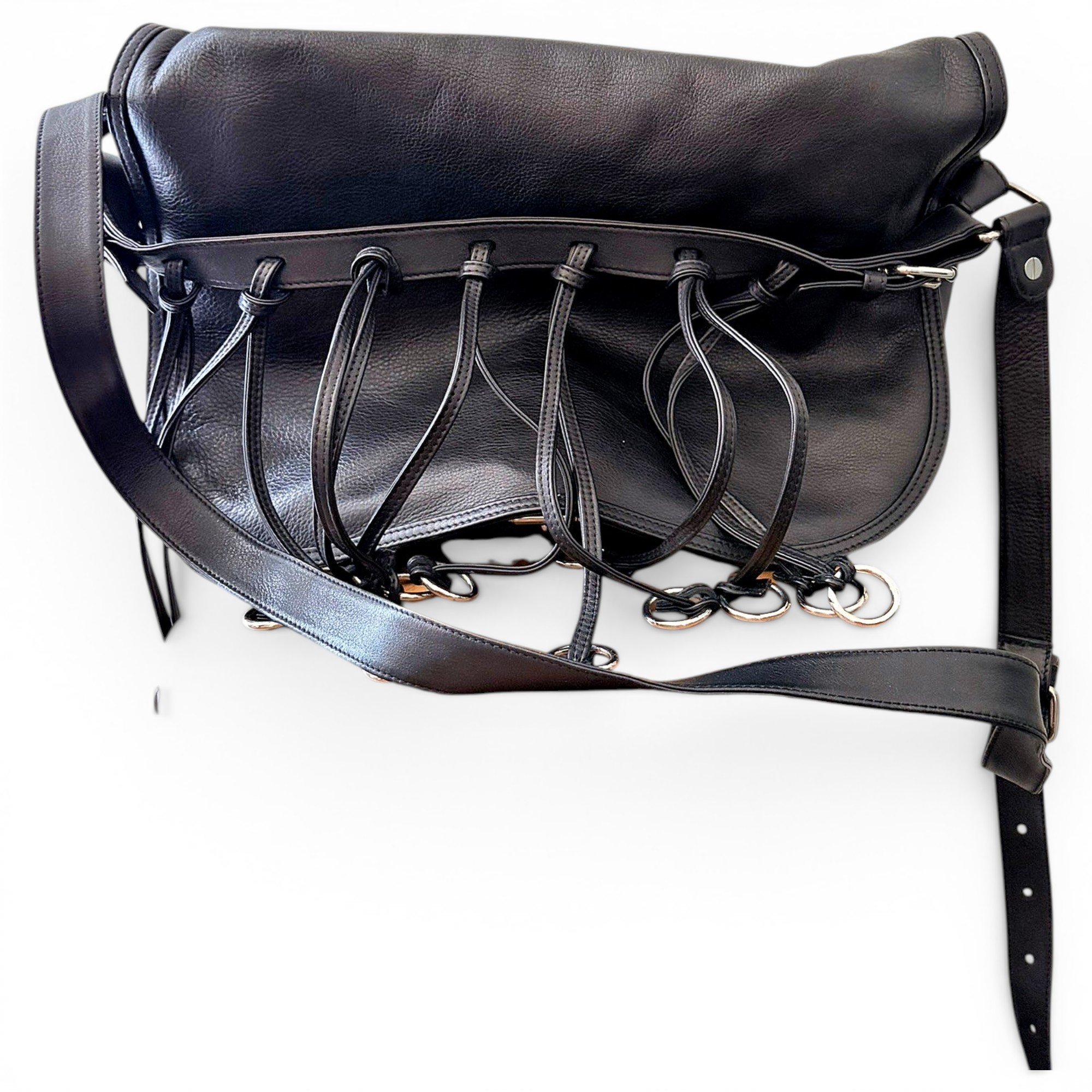 Leather handbag