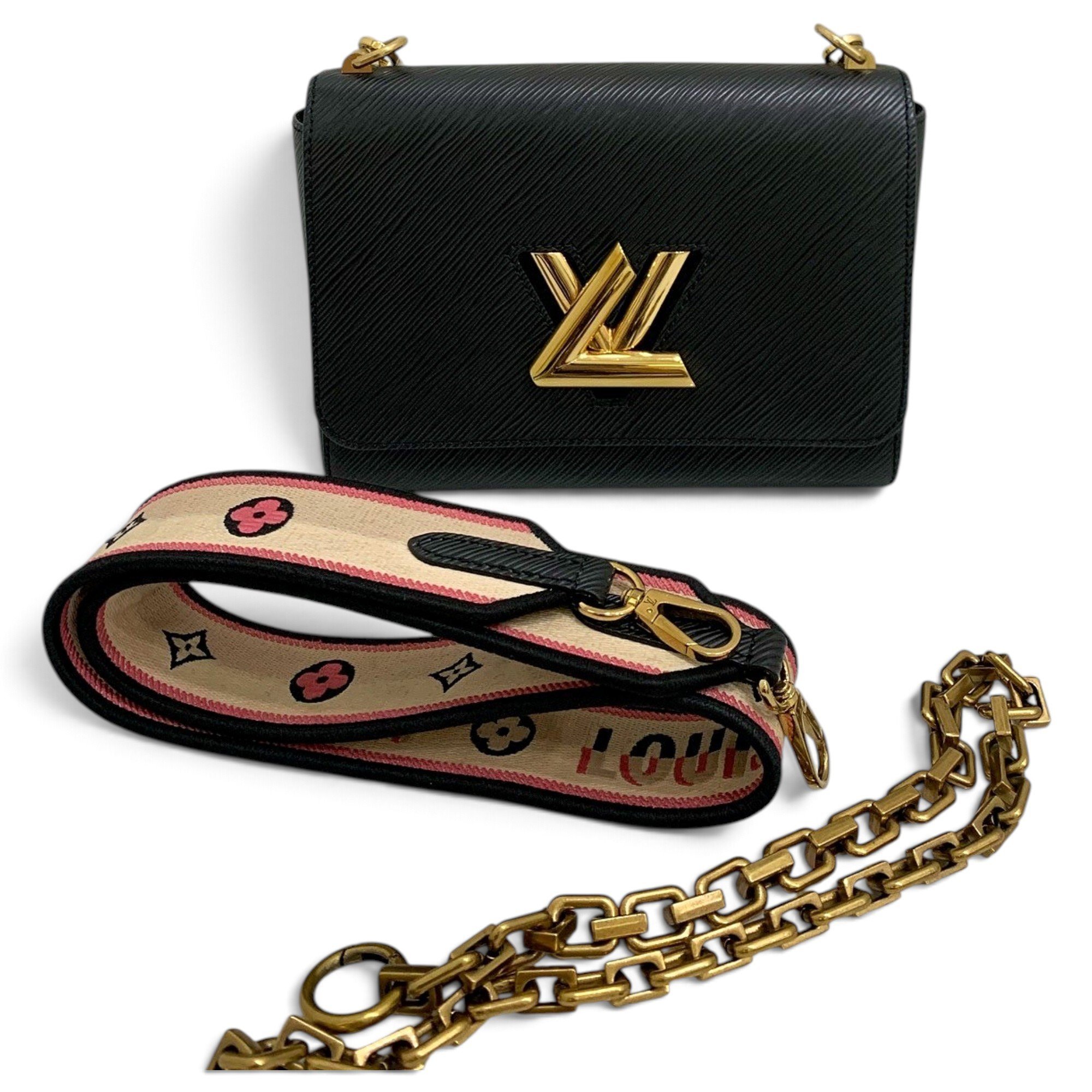 Twist leather handbag