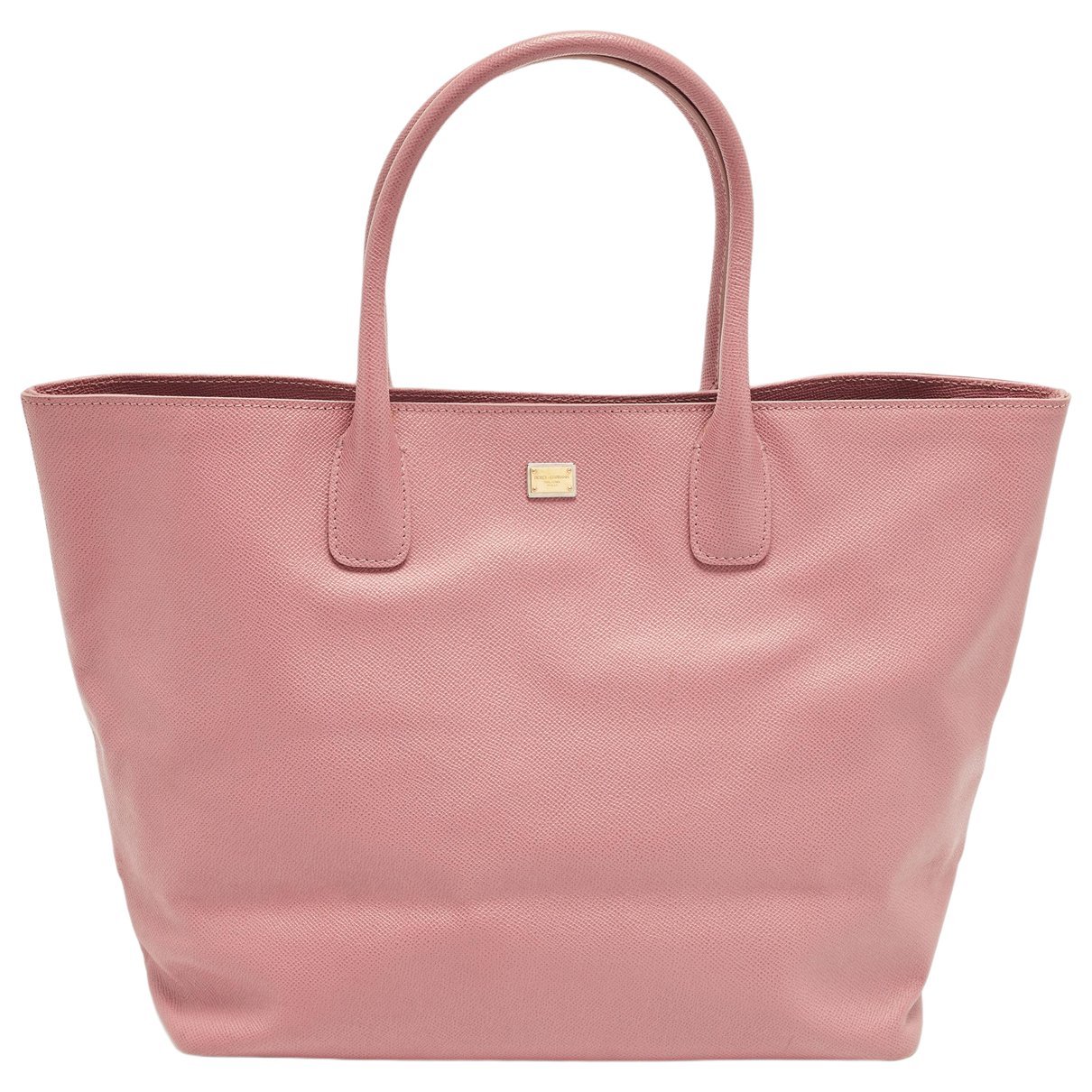 Leather tote