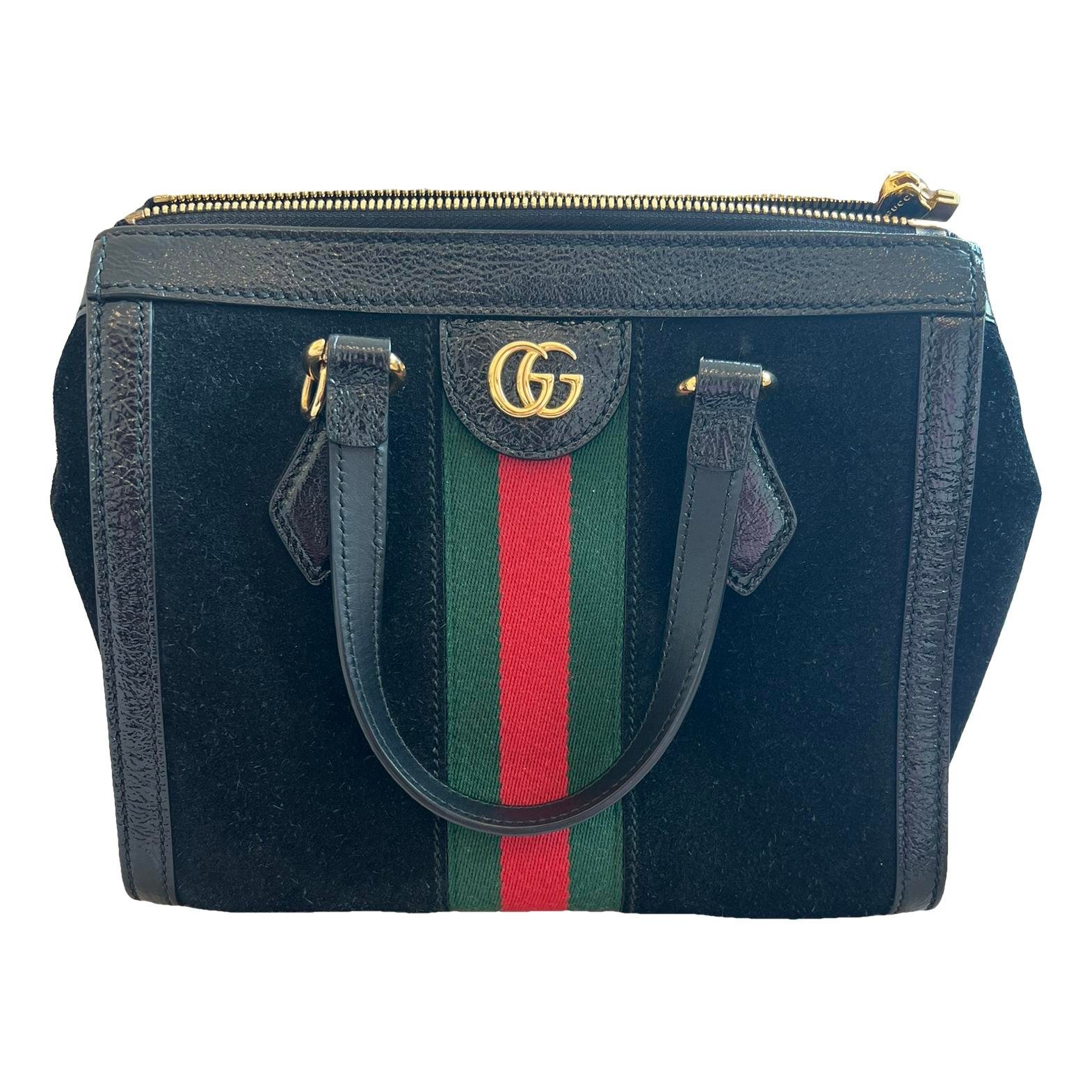 Velvet handbag