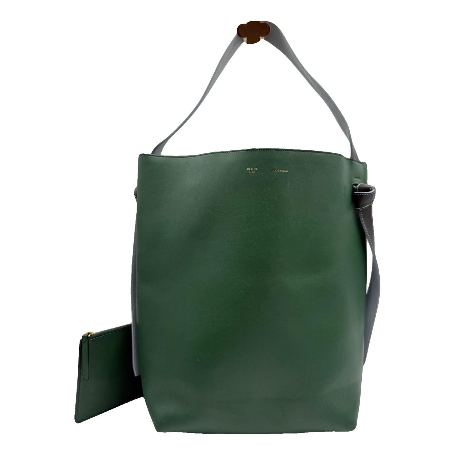Twisted leather tote