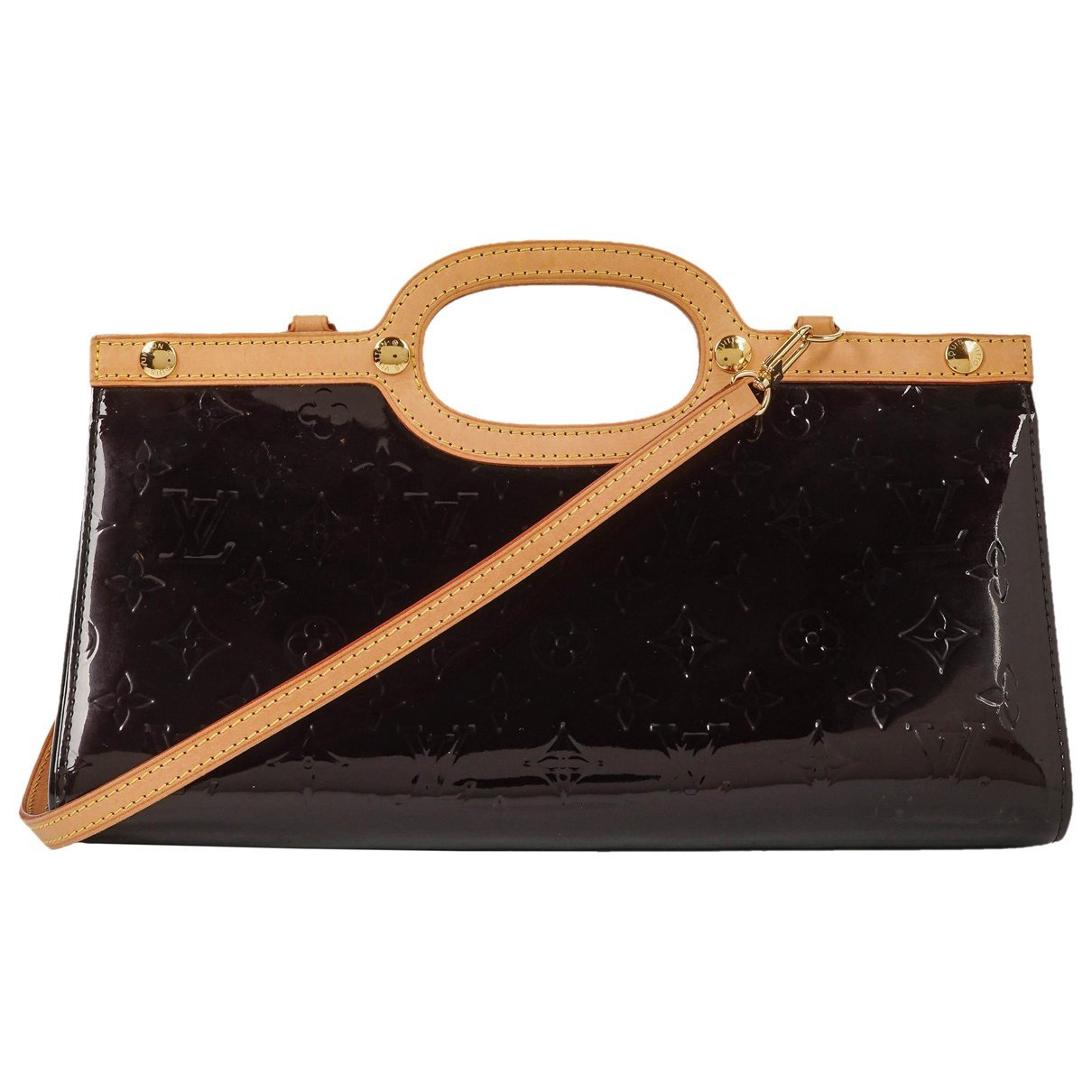 Roxbury patent leather handbag