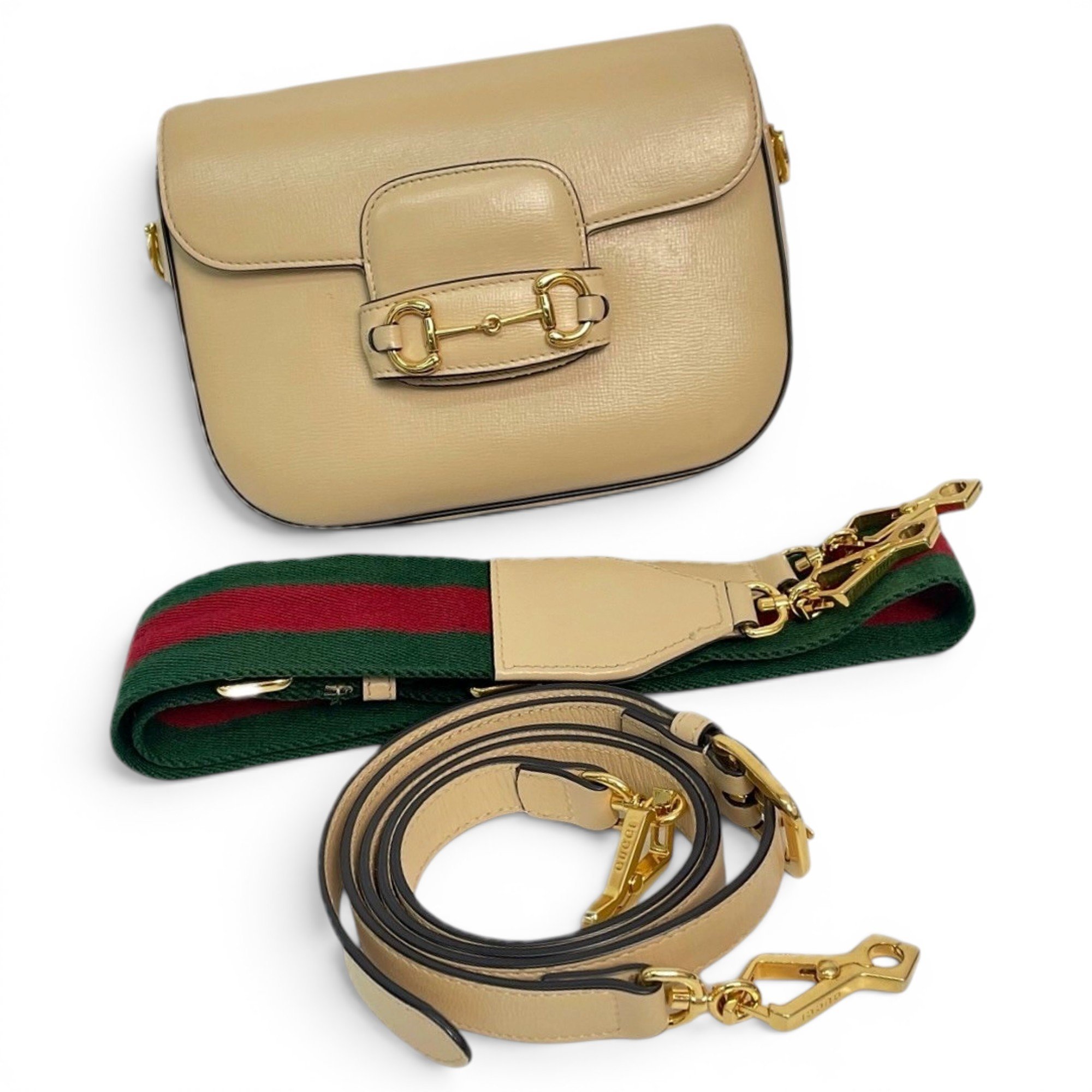 Horsebit 1955 Flap leather handbag