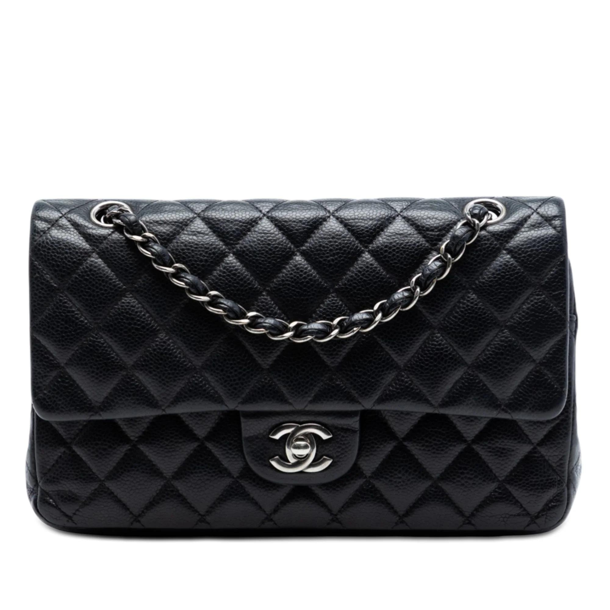 Wallet On Chain Boy Half Flap leather handbag