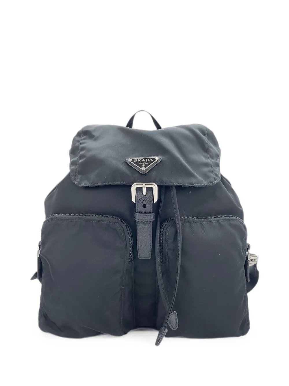 2010s buckled drawstring backpack