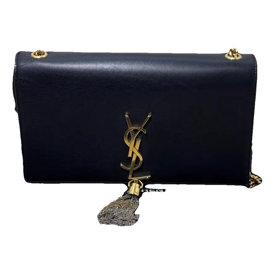 Pompom Kate leather handbag