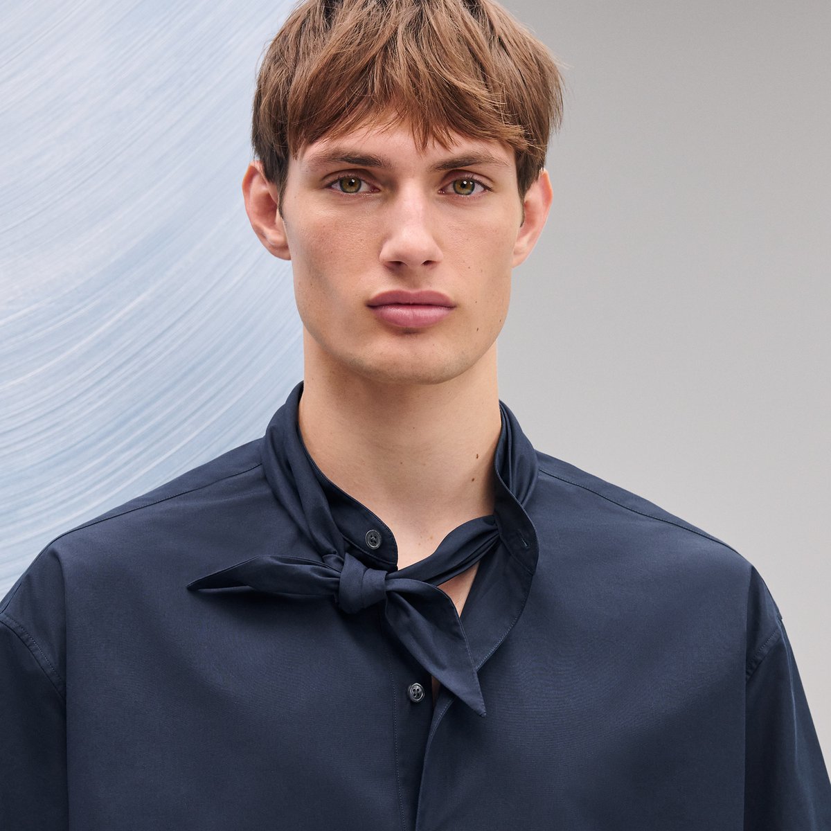 Océan Boxy Fit Shirt With Marius Collar