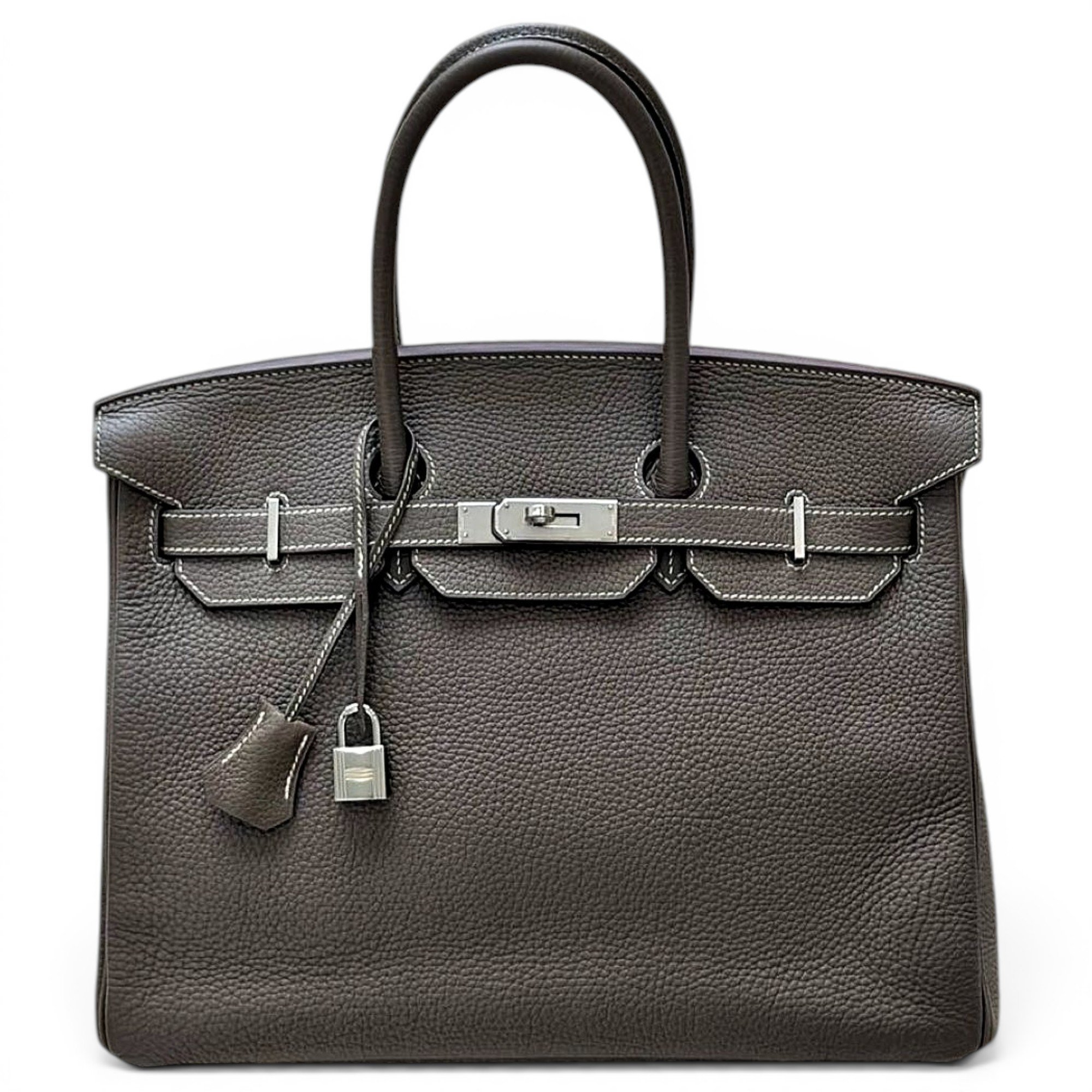 Birkin 35 leather handbag