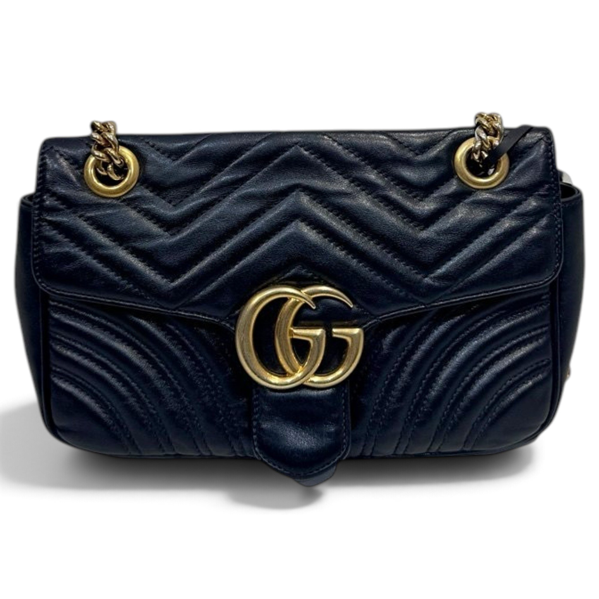 GG Marmont Chain Flap leather handbag