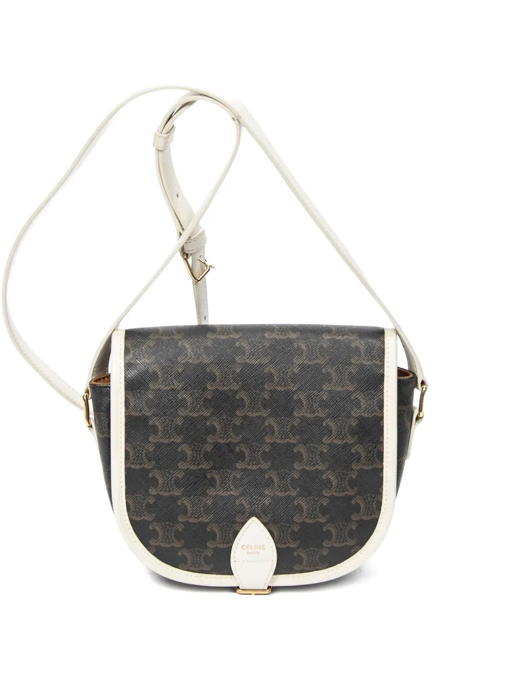 monogram-pattern crossbody bag