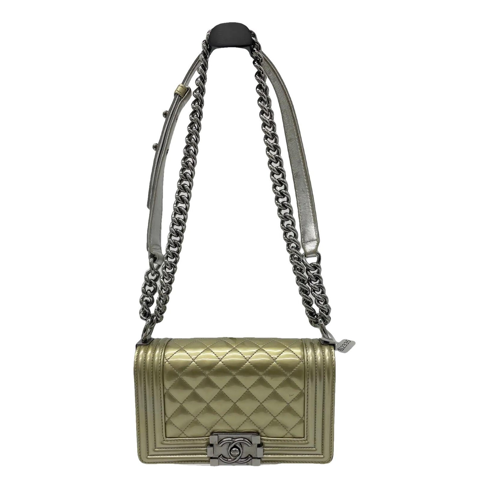 Boy patent leather handbag