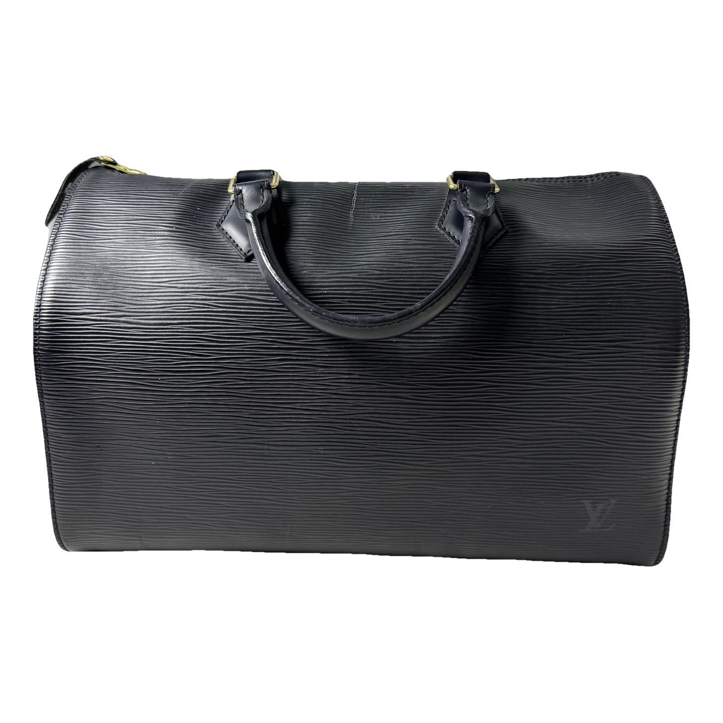 Speedy leather handbag