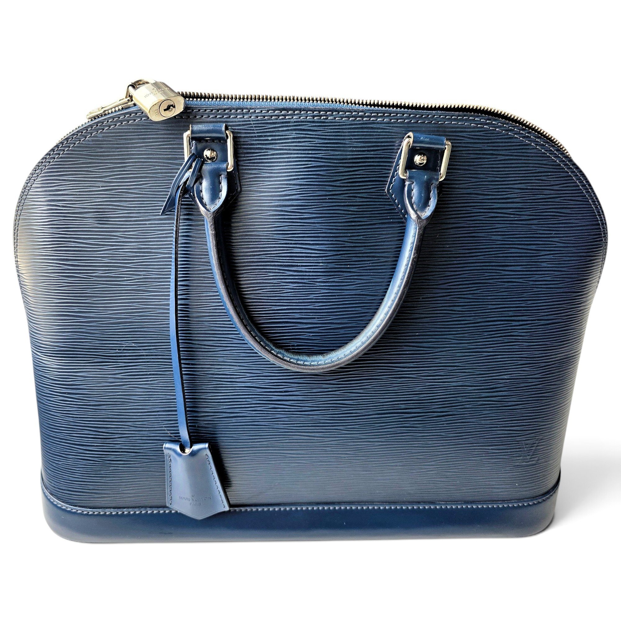 Louis Vuitton Alma leather handbag