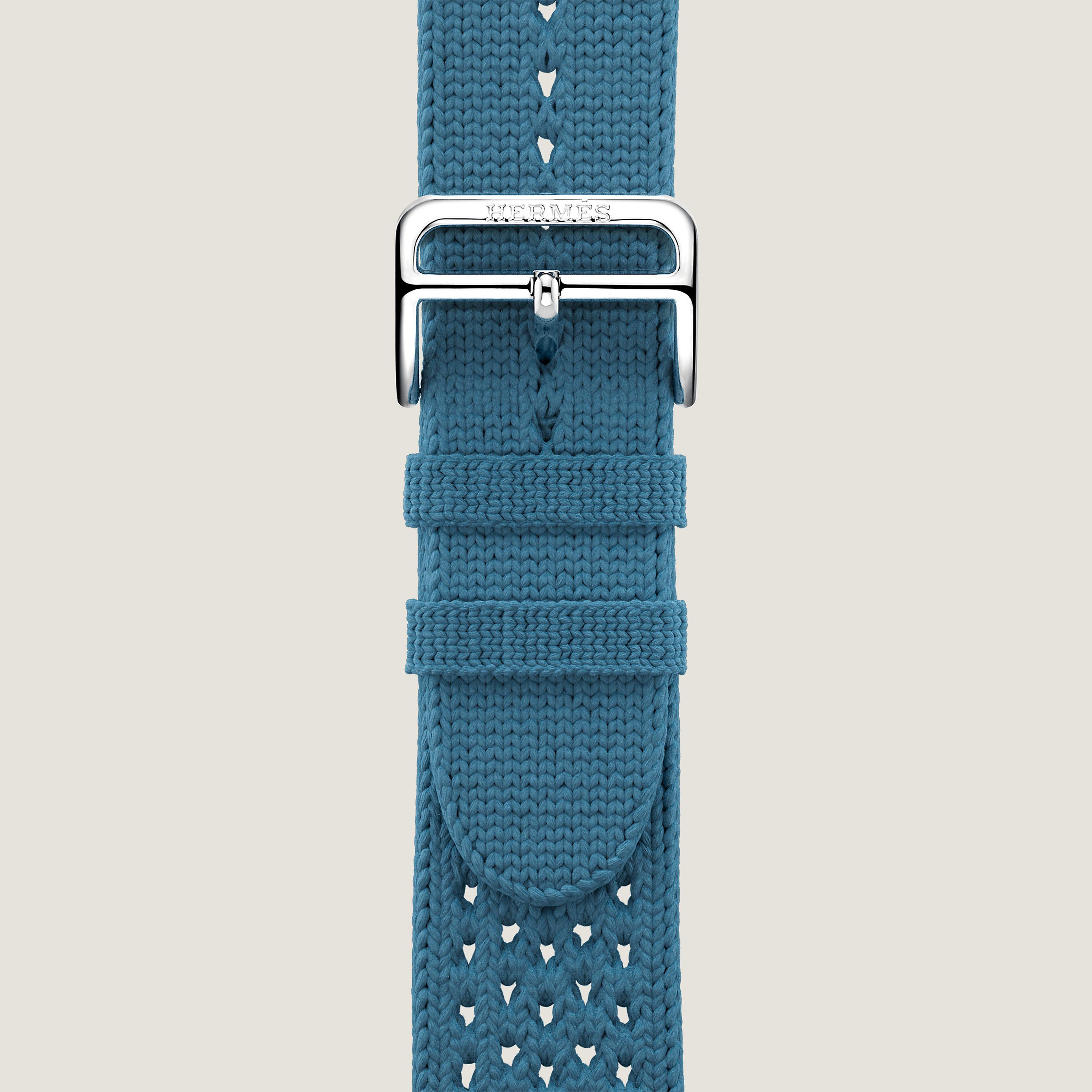 Band Apple Watch Hermès Single Tour 45 mm Tricot