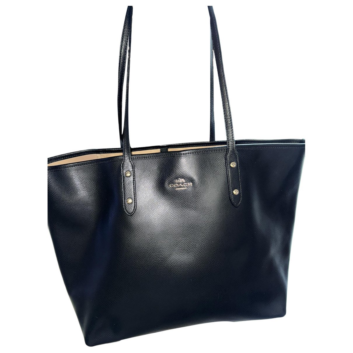 Coach Crossgrain Taxi Tote leather tote