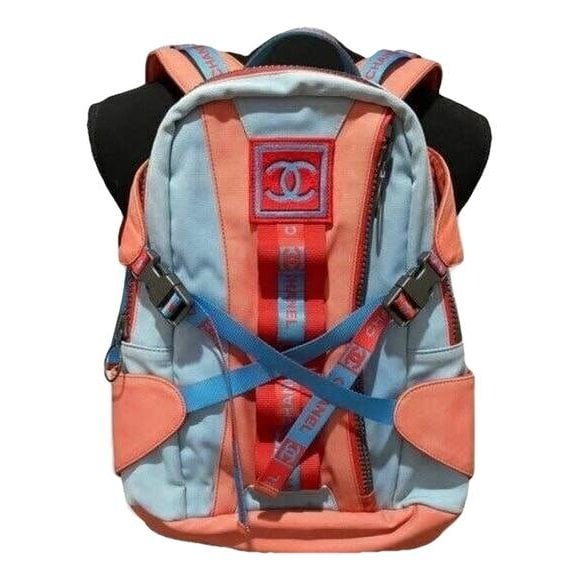 Leather backpack