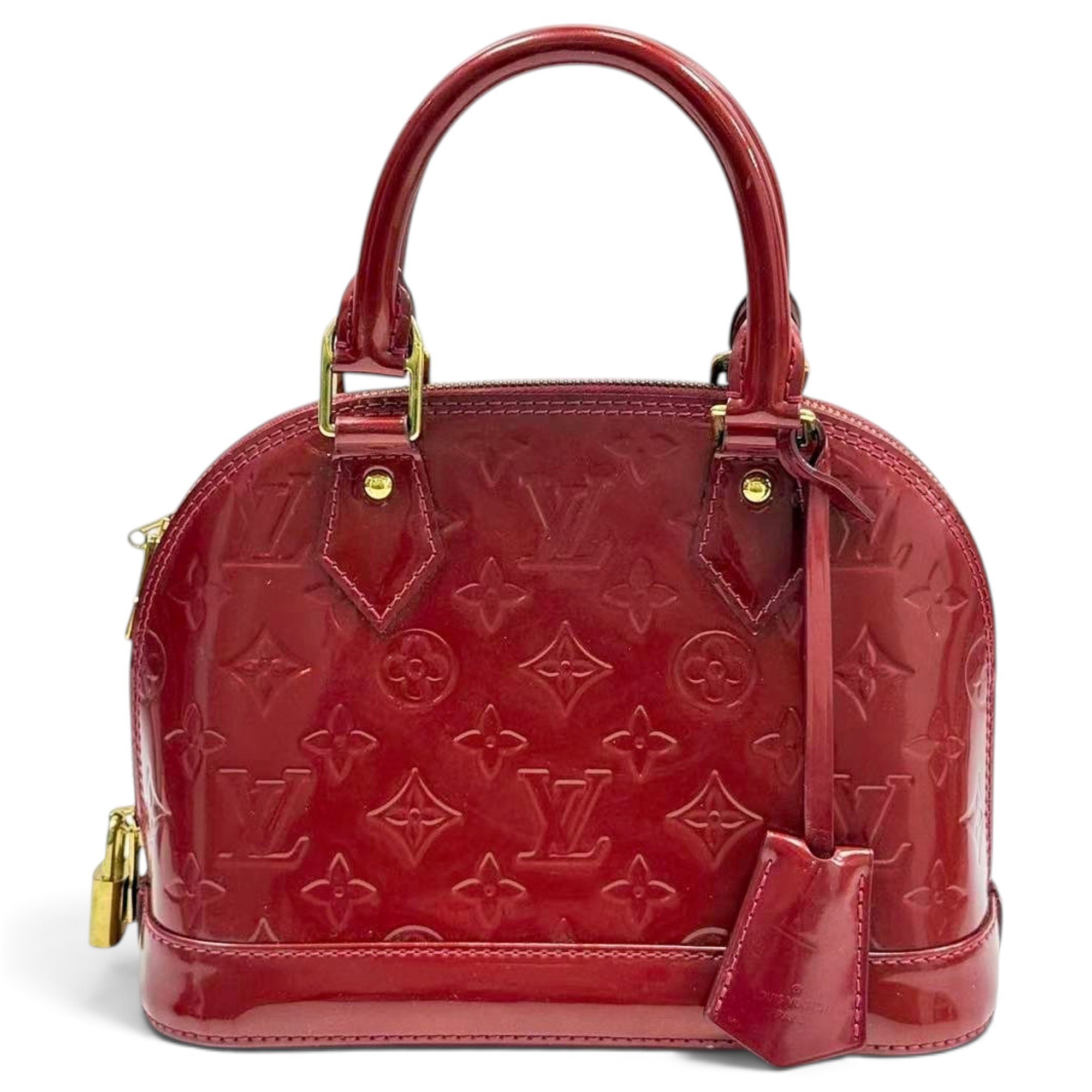 Alma BB patent leather handbag