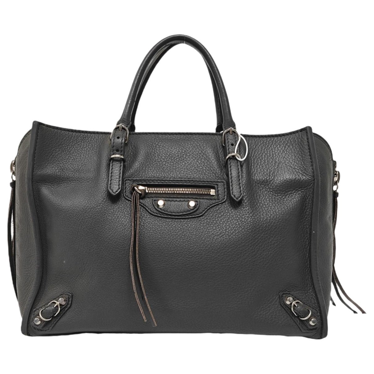 Papier leather handbag