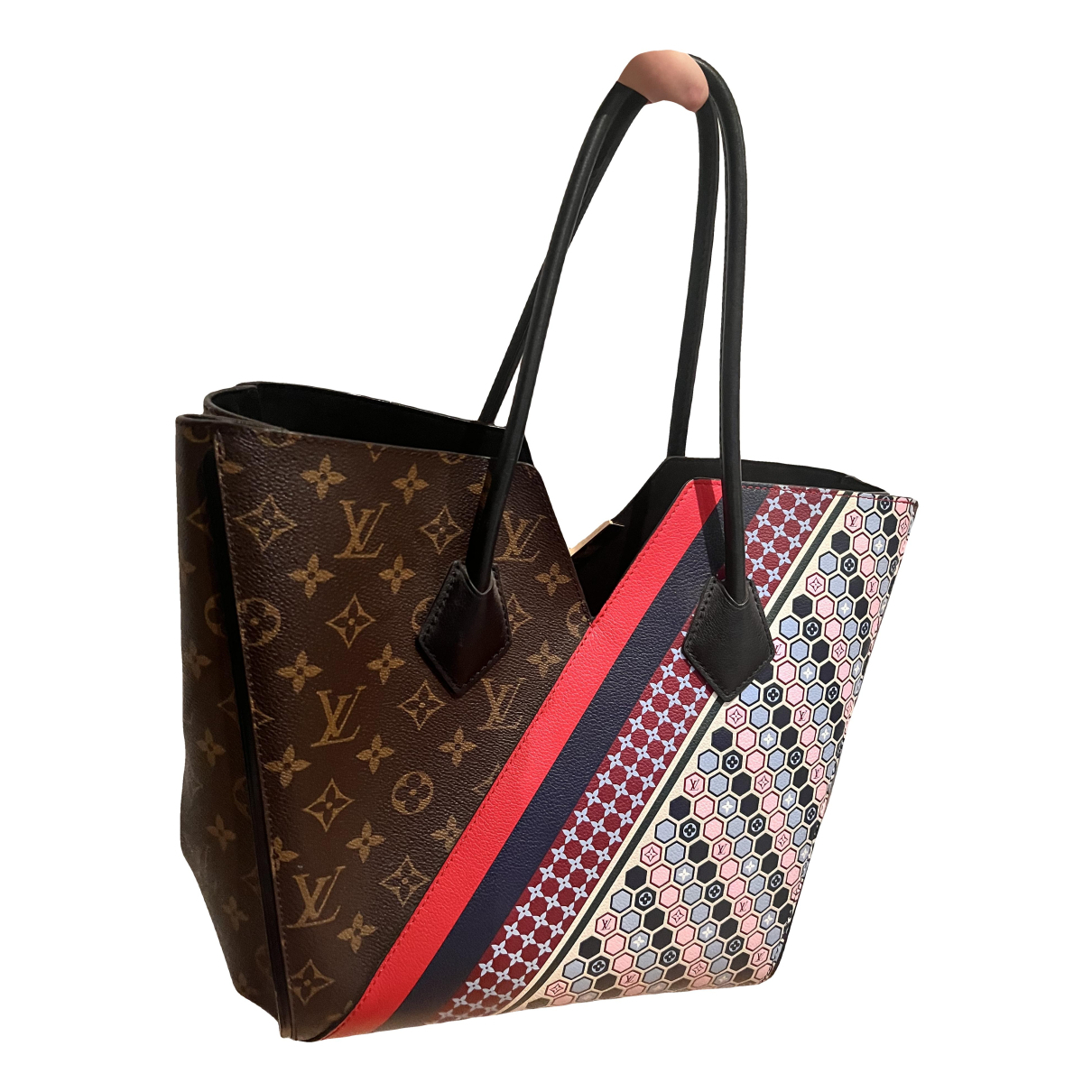 Kimono leather handbag
