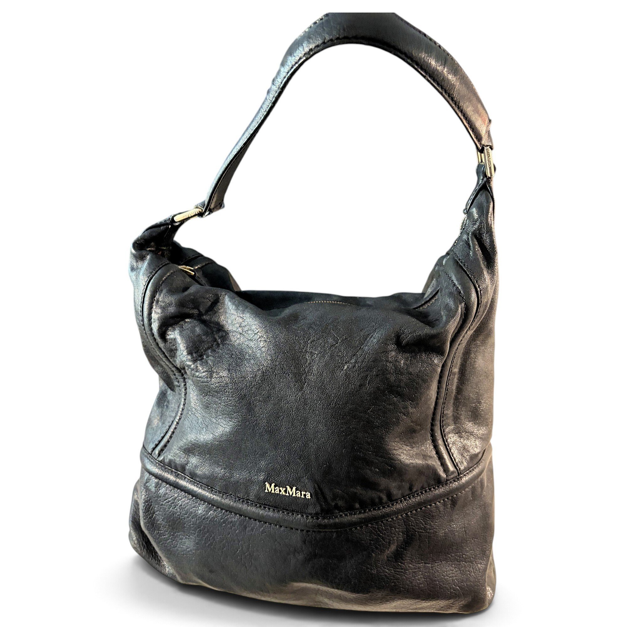 Leather handbag