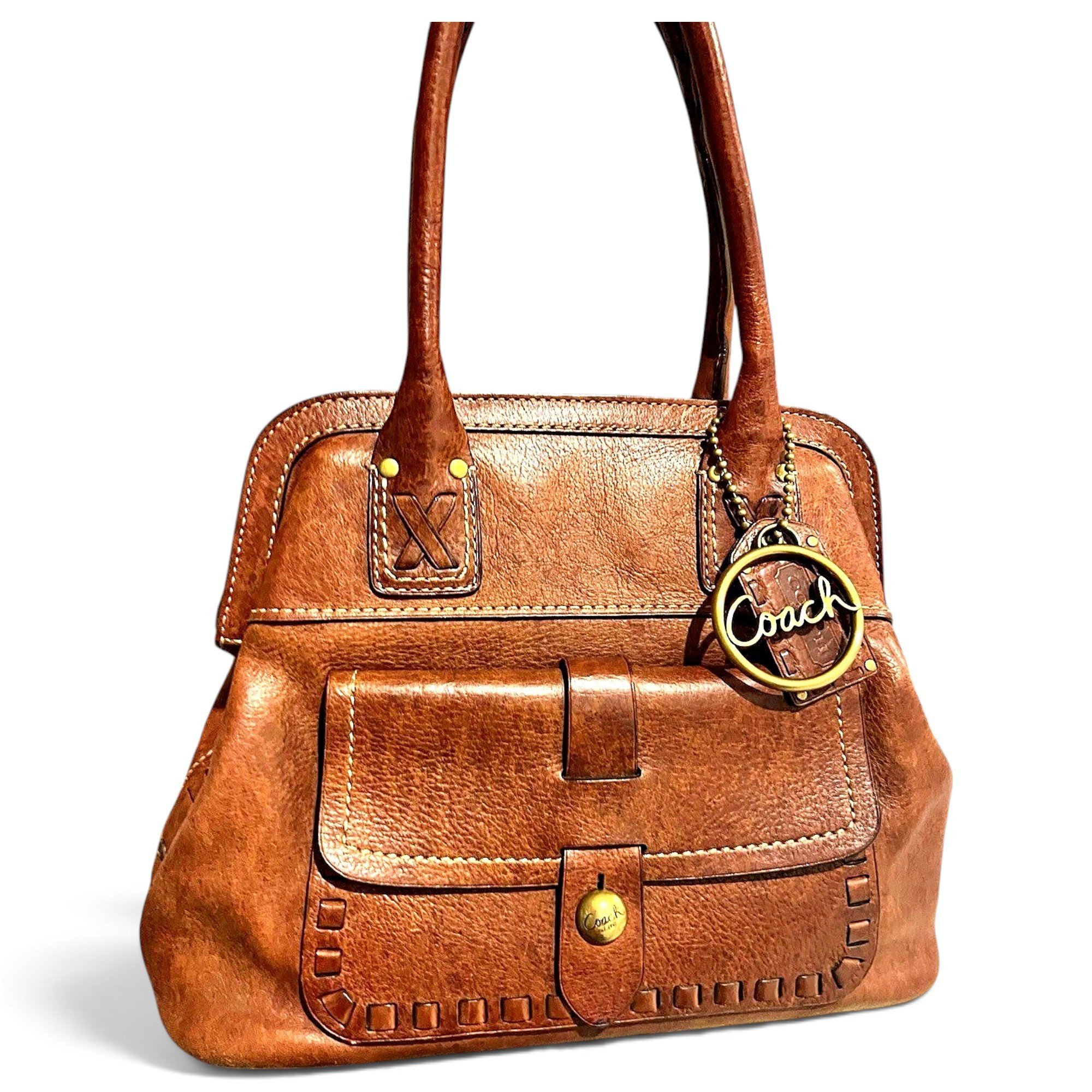 Leather handbag