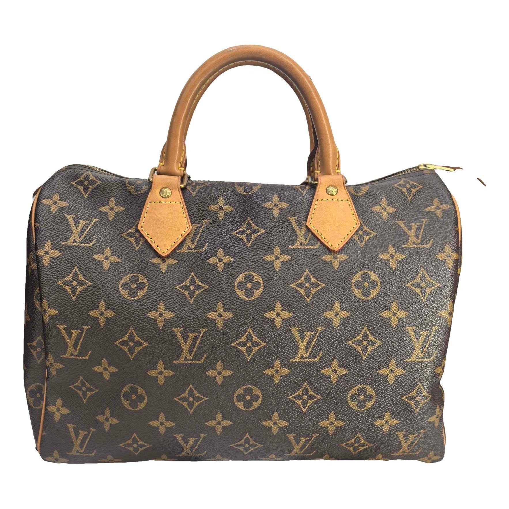 Speedy leather handbag