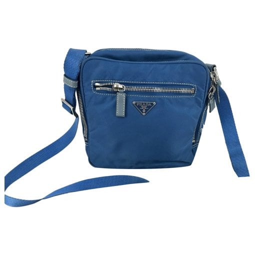 Linen crossbody bag